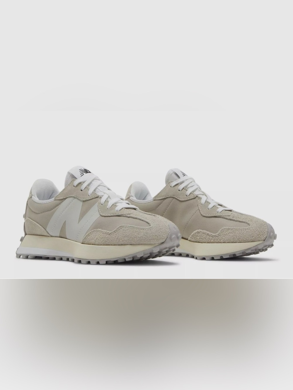 New Balance 327 in timberwood/aluminum